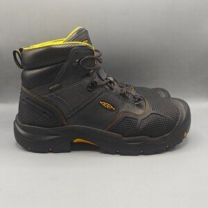 Keen Logandale Black Waterproof Steel Toe Work Boots 1017828D Men's Size 11.5D
